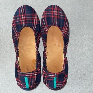 Plaid Tieks size 9